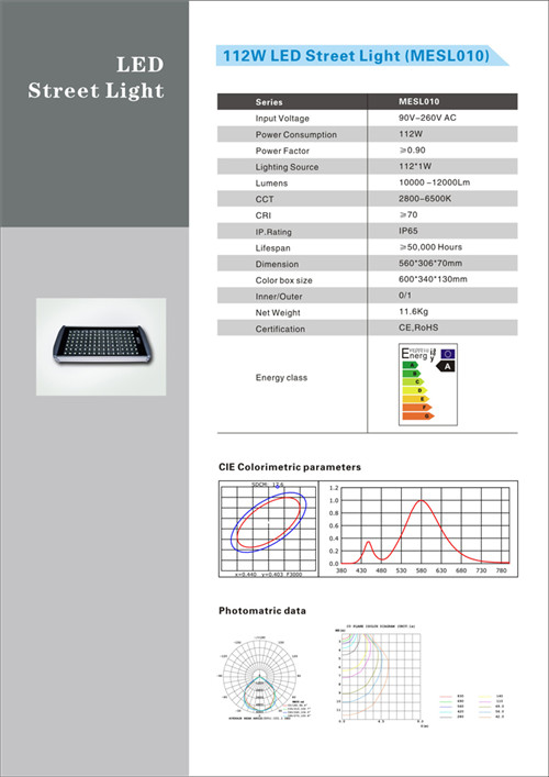 112W led street light 112W led street light